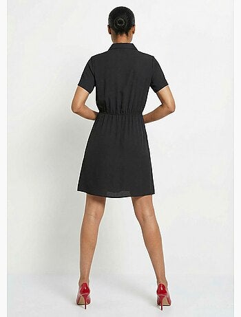 Robe col V manches courtes, Essentiel - Afibel