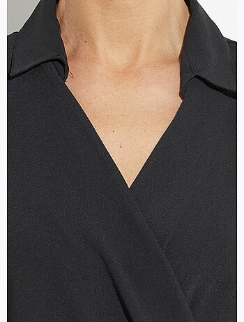 Robe col V manches courtes, Essentiel - Afibel
