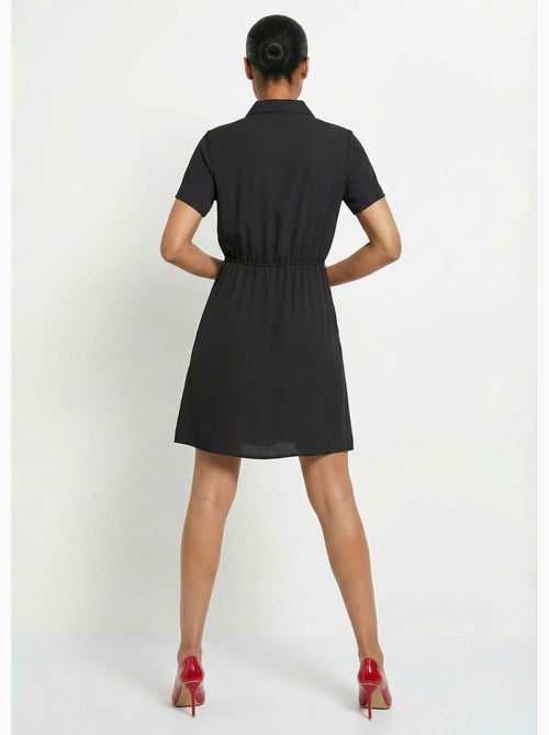 Robe col V manches courtes, Essentiel - Afibel - Kiabi