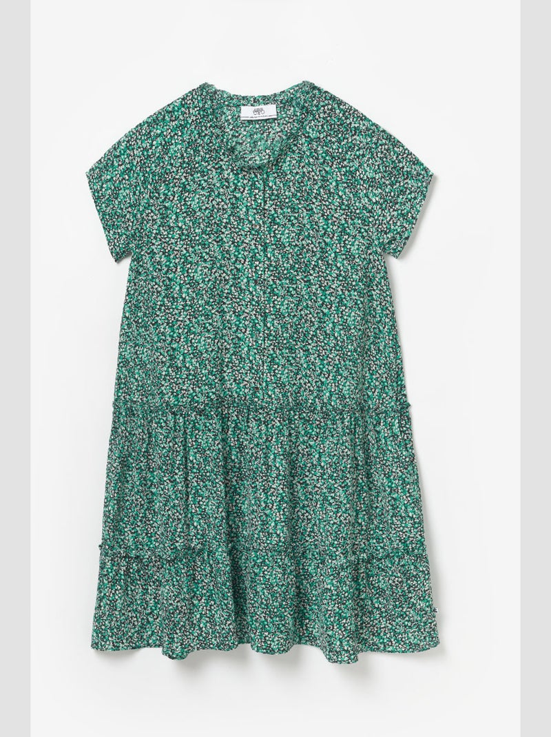 Robe COLETTAG evasée, patineuse 'Le Temps Des Cerises' Vert - Kiabi