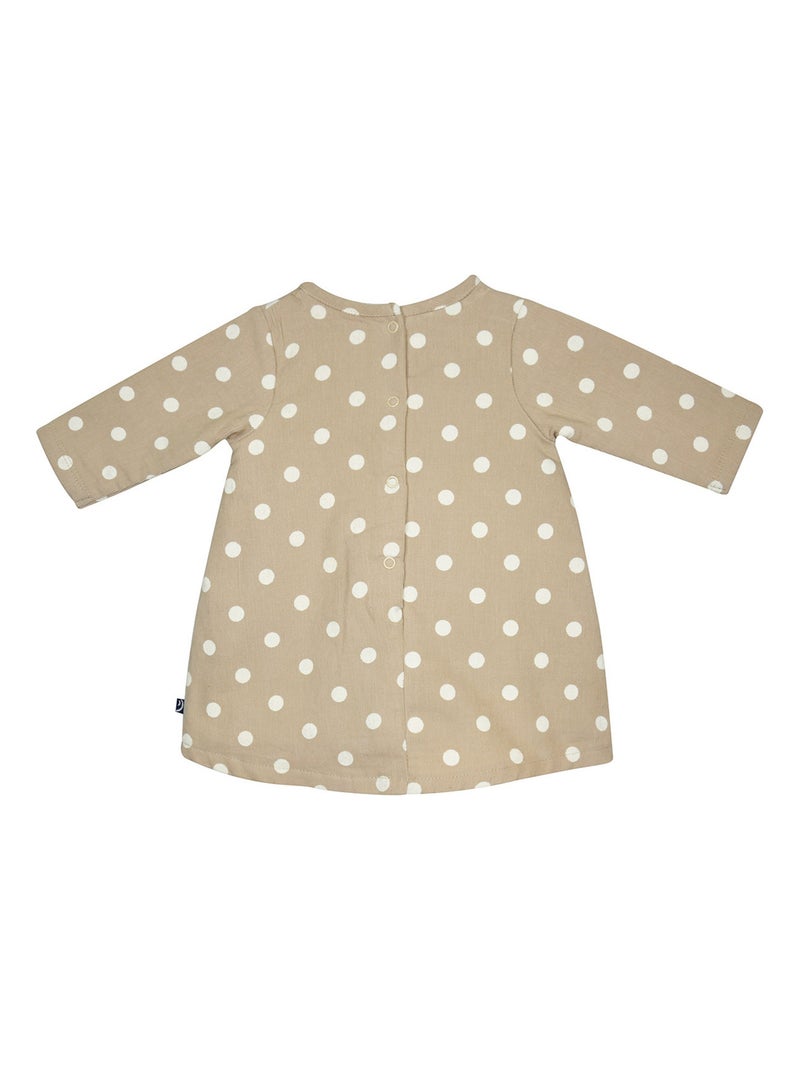 ROBE COLLANT ILONA VELOURS COTELE NAISSANCE Beige - Kiabi