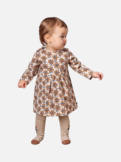 ROBE COLLANT MADELEINE SERGE MANCHES LONGUES NAISSANCE - Kiabi