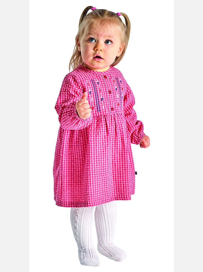Robe collant sissie manches longues Rose - Kiabi