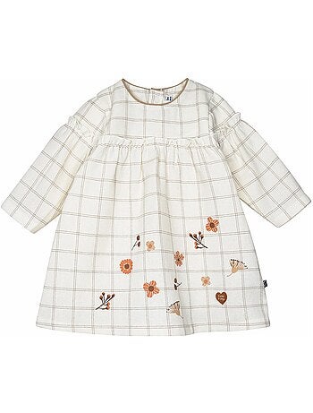 Robe collant soleina tisse teint manches longues