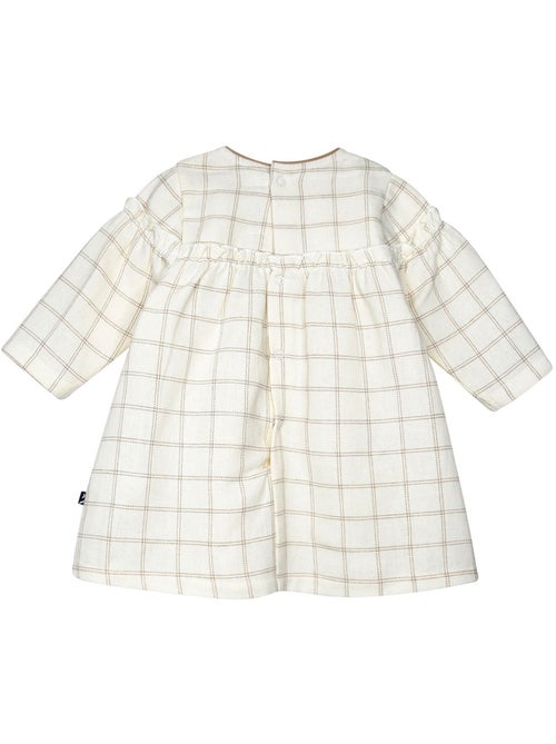 Robe collant soleina tisse teint manches longues - Kiabi Robe collant soleina tisse teint manches longues - Kiabi