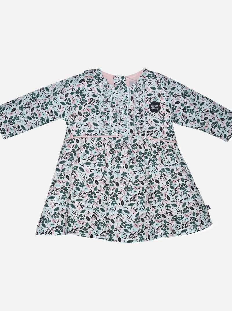 ROBE + COLLANTS + BANDEAU FLORETTE Blanc - Kiabi