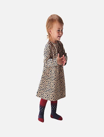 ROBE + COLLANTS FLEUR