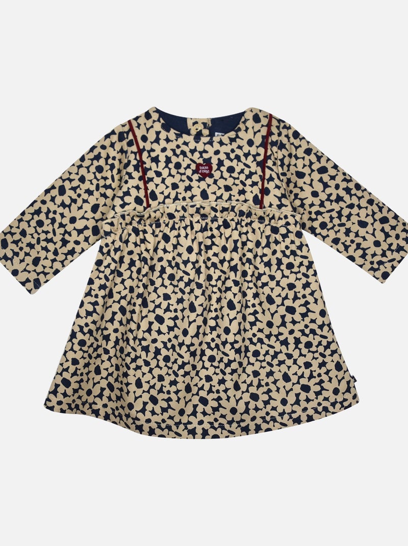 ROBE + COLLANTS FLEUR Blanc - Kiabi