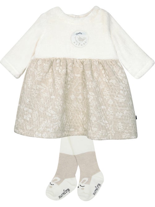 Robe collants shayna maille - Kiabi