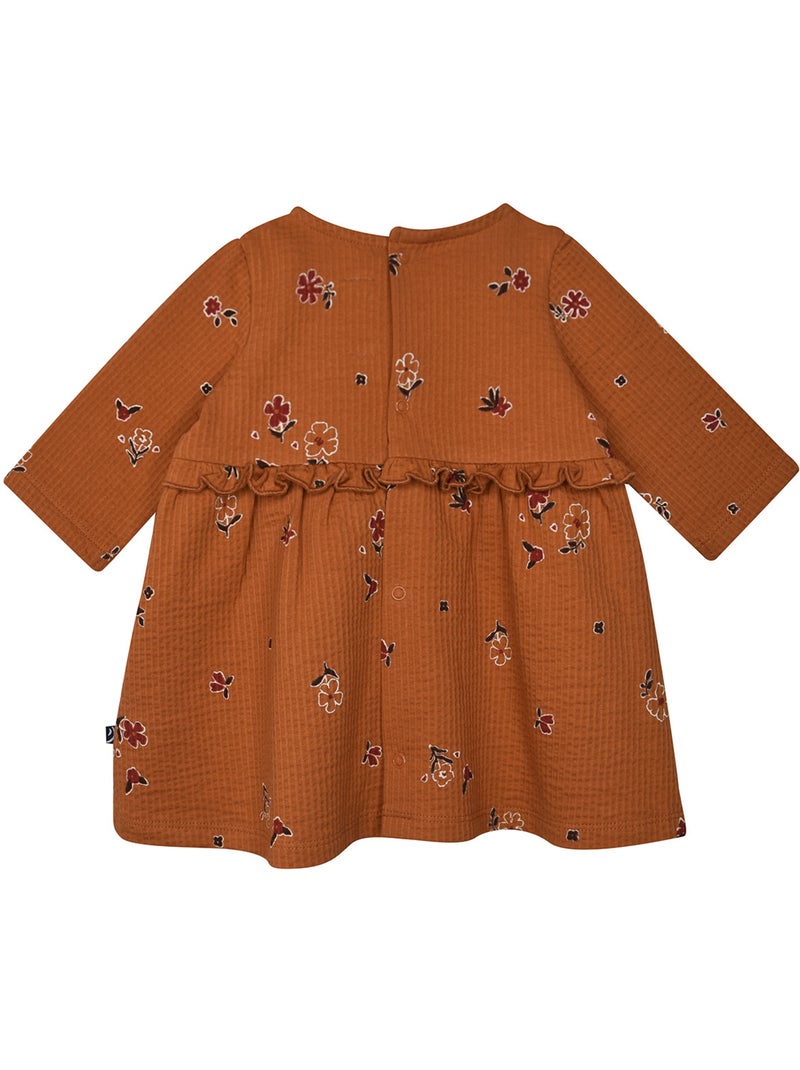 ROBE COLLANTS SYLVIA MAILLE MANCHES LONGUES Orange - Kiabi