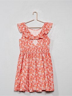 Robe colorée en popeline - Kiabi