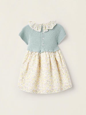 Robe Bretelles Fines Pour Nouveau-né Fille - Tulle Imprimé, Dentelle Brodée, Volants - Tenue De Noël, Mariage, Soirée - Manches Courtes Ou Longues