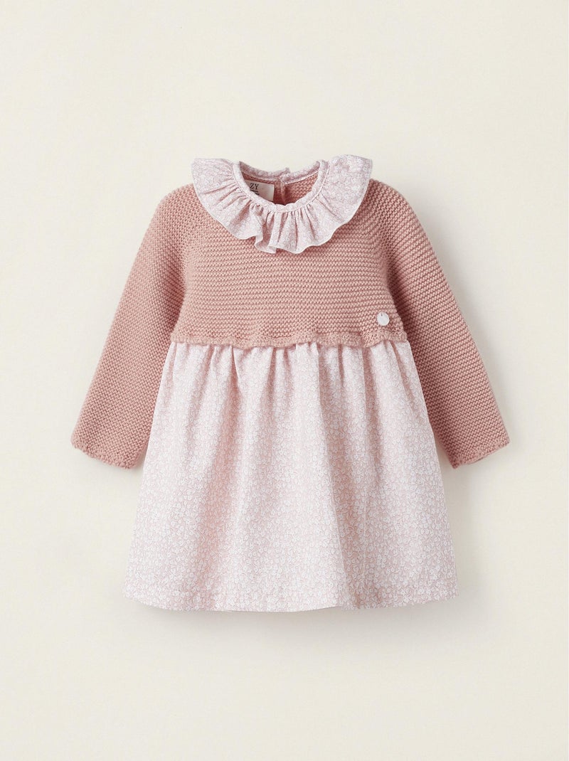 Robe Pour Nouveau-né Rose - Marque Dolce Petit - Occasion Très Bon état