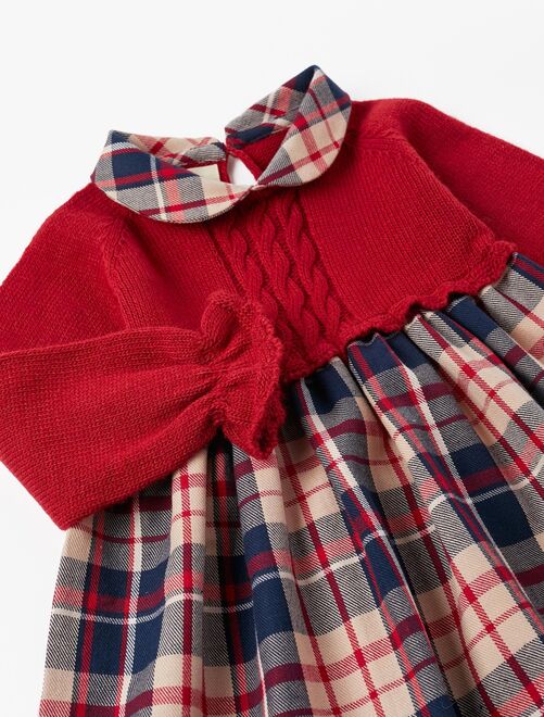 Robe Combinée pour Bébé Fille 'B&S' manches longues  NOËL - Kiabi