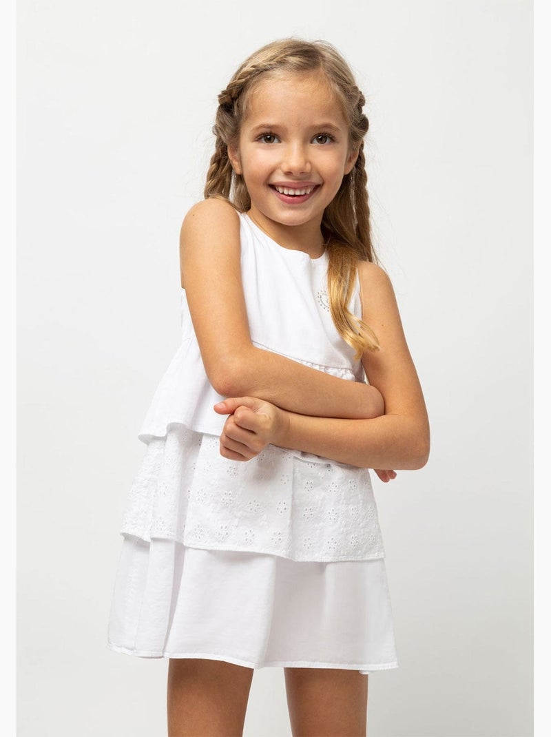Robe conguitos Blanc - Kiabi