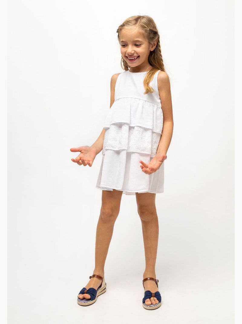 Robe conguitos Blanc - Kiabi