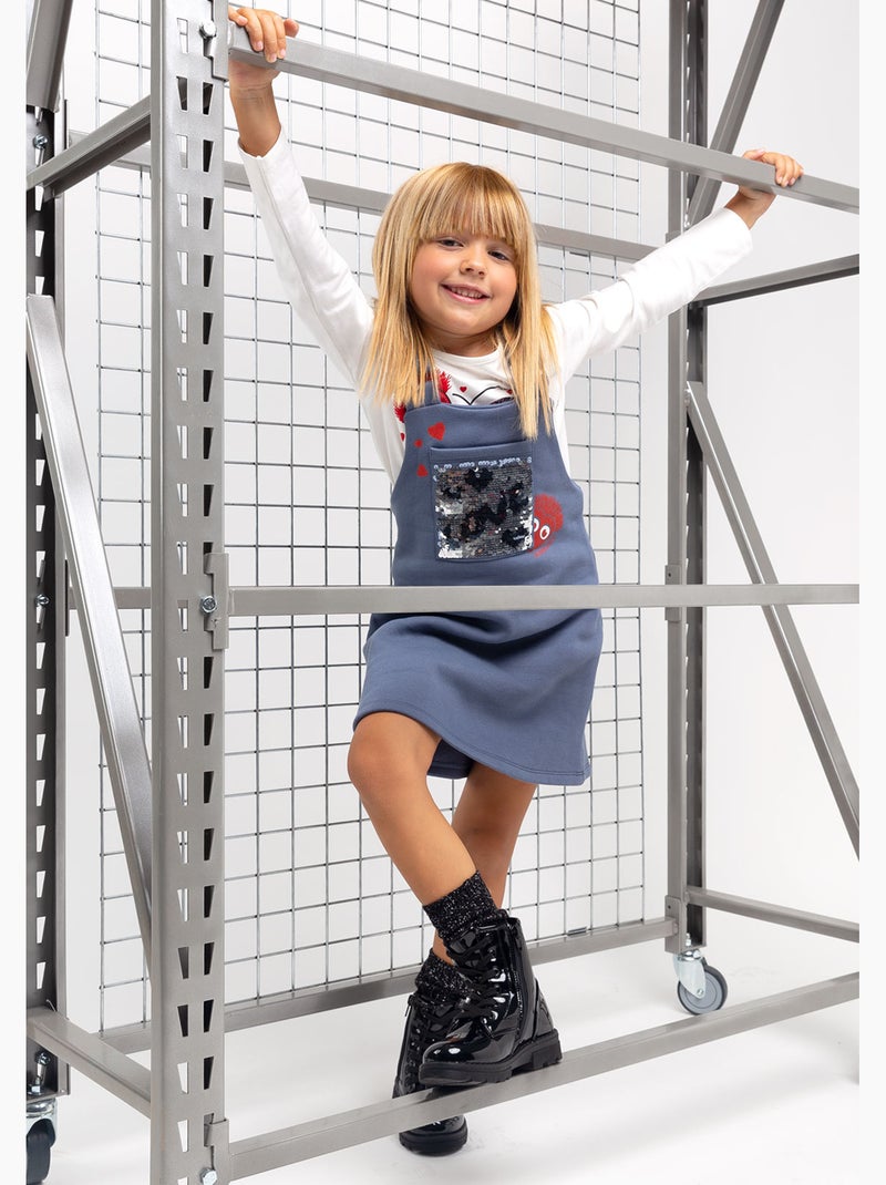 Robe conguitos Gris Gris - Kiabi