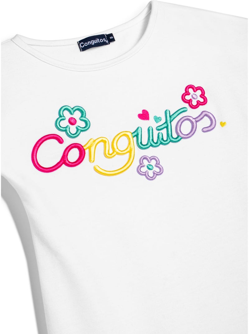 Robe conguitos logo frontal Blanc - Kiabi