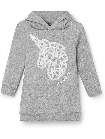 Robe conguitos vestido sudadera con capucha