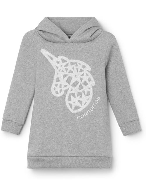 Robe conguitos vestido sudadera con capucha - Kiabi Robe conguitos vestido sudadera con capucha - Kiabi