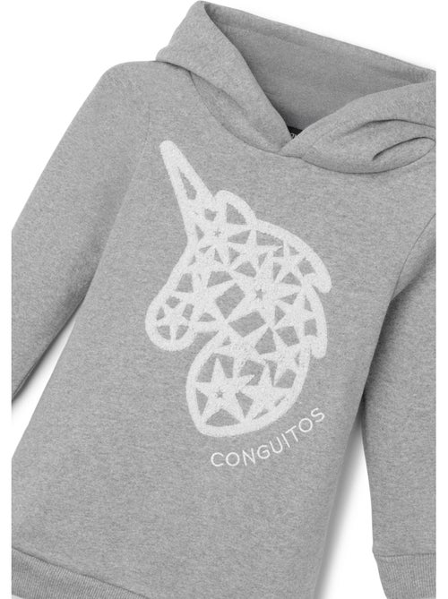 Robe conguitos vestido sudadera con capucha - Kiabi Robe conguitos vestido sudadera con capucha - Kiabi