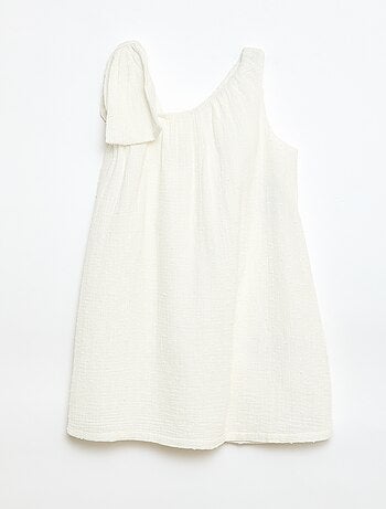 Robe corolle à bretelles unie