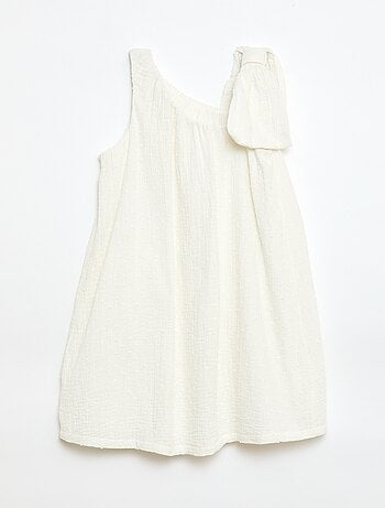 Robe corolle à bretelles unie