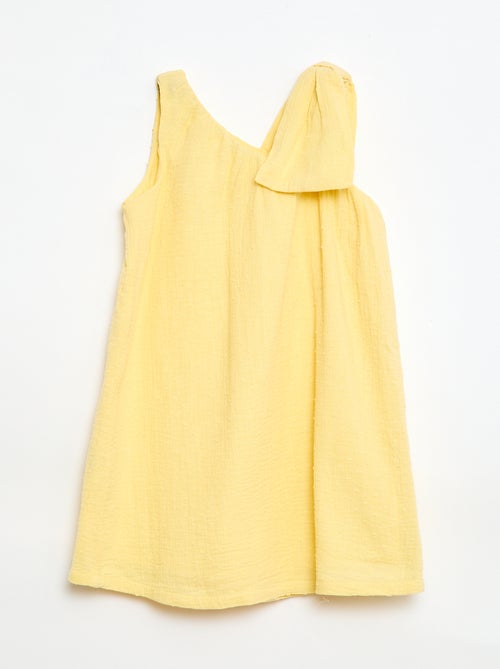 Robe corolle à bretelles unie - Kiabi