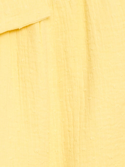 Robe corolle à bretelles unie - Kiabi