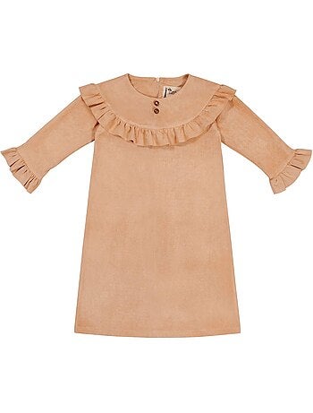 Robe Costume Indien en Suédine SQUAW - La Faute à Voltaire