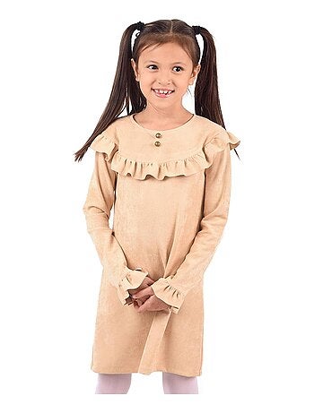Robe Costume Indien Suédine SQUAW - La Faute à Voltaire