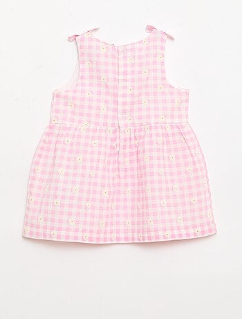 Robe coupe évasée sans manches