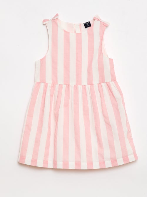 Robe coupe évasée sans manches - Kiabi