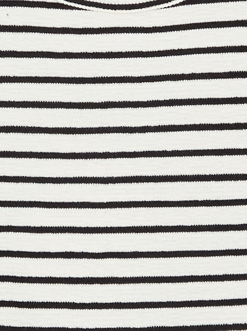 Robe coupe mi-cuisse avec ouvertures aux épaules Blanc - Kiabi