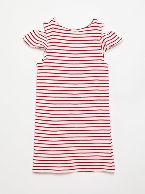 Robe coupe mi-cuisse avec ouvertures aux épaules - Kiabi Robe coupe mi-cuisse avec ouvertures aux épaules - Kiabi