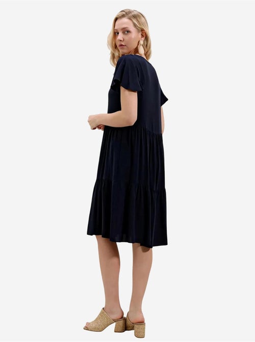 Robe courte à col en v bdart - Kiabi Robe courte à col en v bdart - Kiabi