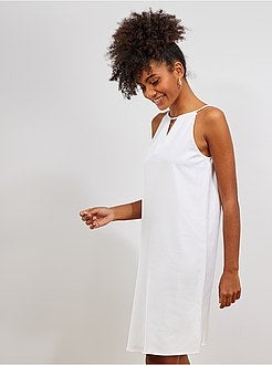 Robe courte à emmanchures américaines - Kiabi