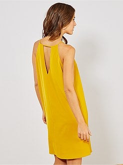 Robe courte à emmanchures américaines - Kiabi