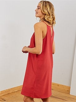 Robe courte à emmanchures américaines - Kiabi