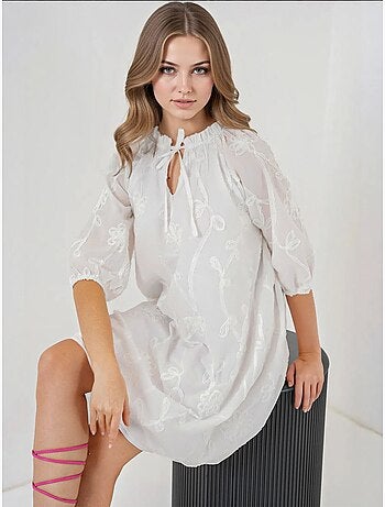 Robe courte à motifs bdart
