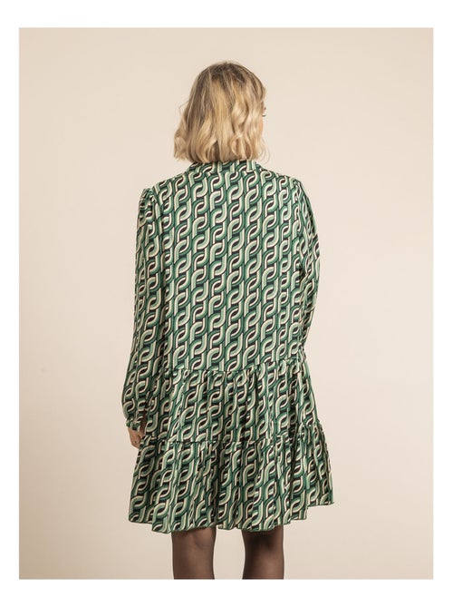 Robe courte à motifs ISCIANE - Kiabi