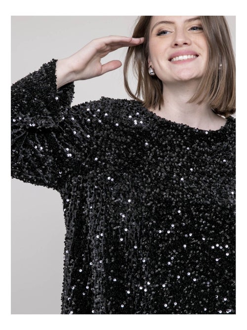 Robe courte à sequins INAZOE - Kiabi