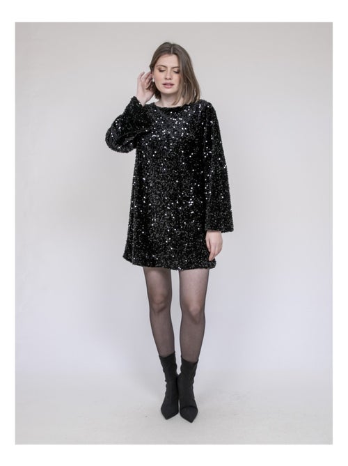 Robe courte à sequins INAZOE - Kiabi