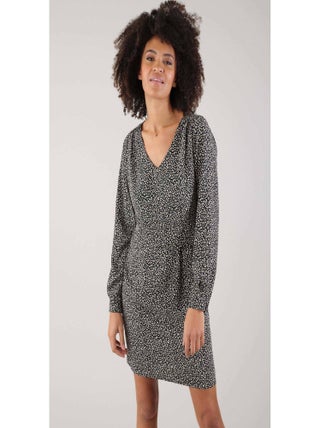 Robe courte aux motifs animaliers 'Deeluxe'