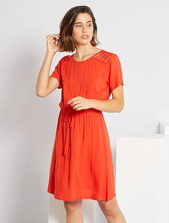 Robe courte avec dentelle 'JDY'