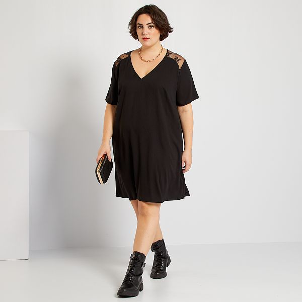 robe noir grande taille