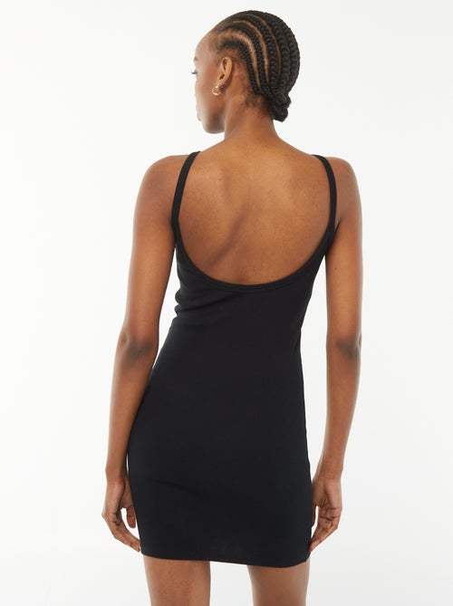 Robe courte avec emmanchure américaine - Kiabi