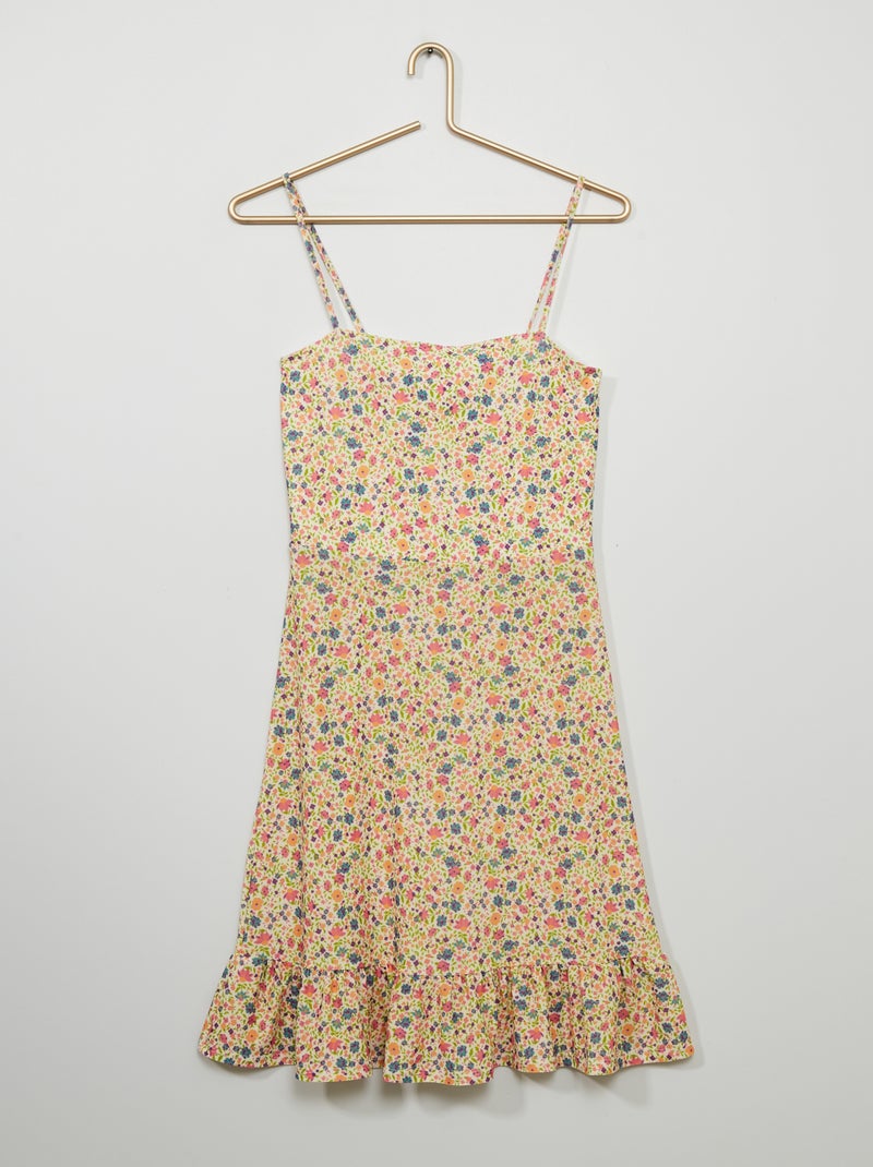 Robe courte avec imprimé 'floral' Floral - Kiabi