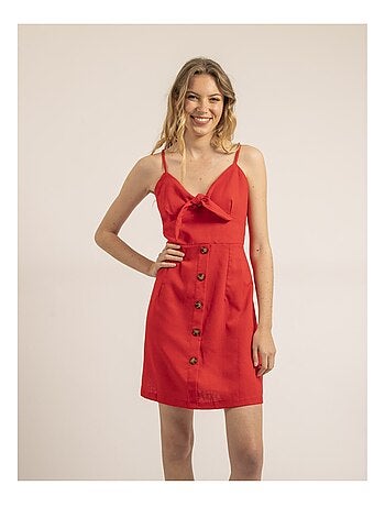Robe courte avec noeud ICHEKA