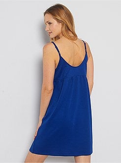 Robe courte avec nœud sur poitrine - Kiabi